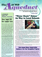 Water Music makes its way to local schools. Article in The Aqueduct, March 1, 2004